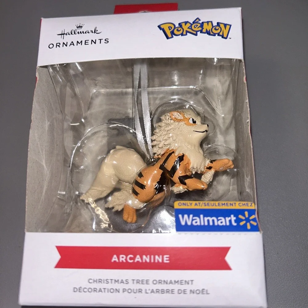 New in Box 2025 Hallmark Pokémon ARCANINE Christmas Tree Ornament #3HCM3469